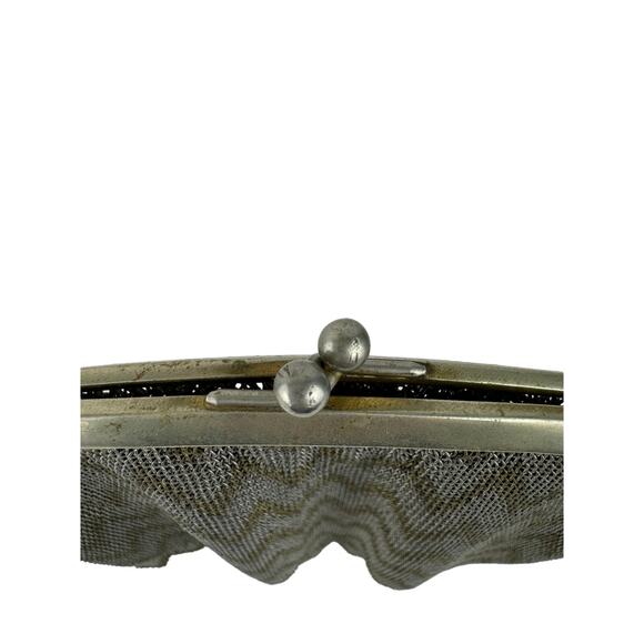 Herringbone Vintage Metal Mesh Bag Light Repair Needed - Picture 8 of 10